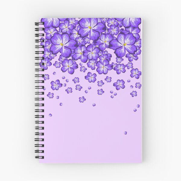 Item preview, Beautiful Violets lavender flowers falling down designed and sold by Fransyn.