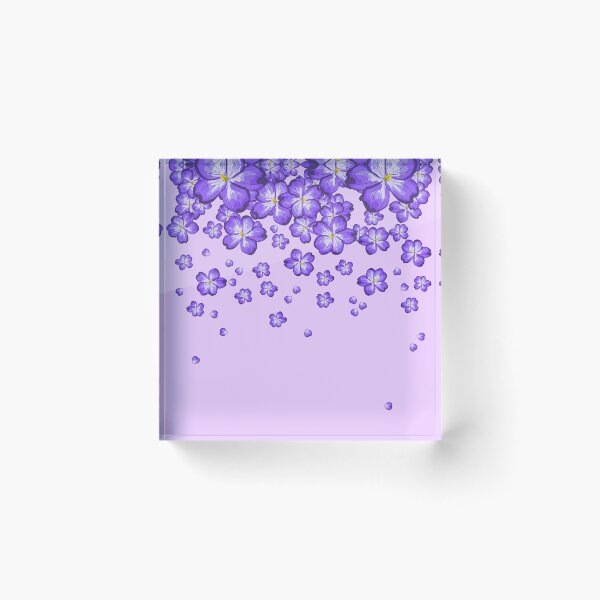 Item preview, Beautiful Violets lavender flowers falling down designed and sold by Fransyn.