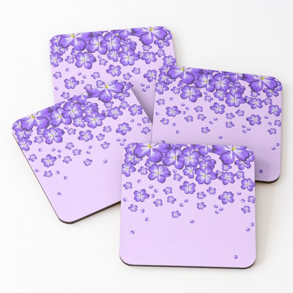 Item preview, Beautiful Violets lavender flowers falling down designed and sold by Fransyn.