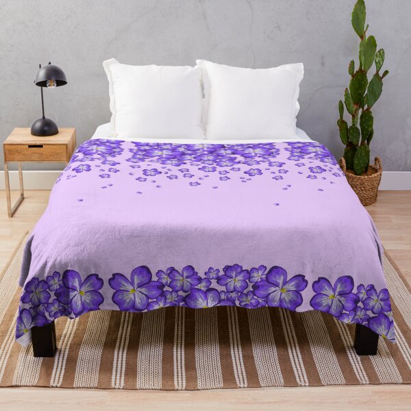 Item preview, Beautiful Violets lavender flowers falling down designed and sold by Fransyn.