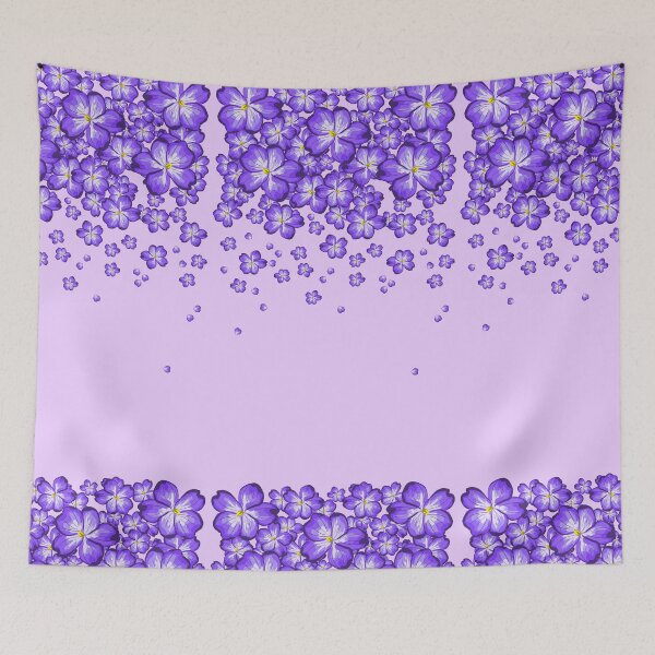 Item preview, Beautiful Violets lavender flowers falling down designed and sold by Fransyn.