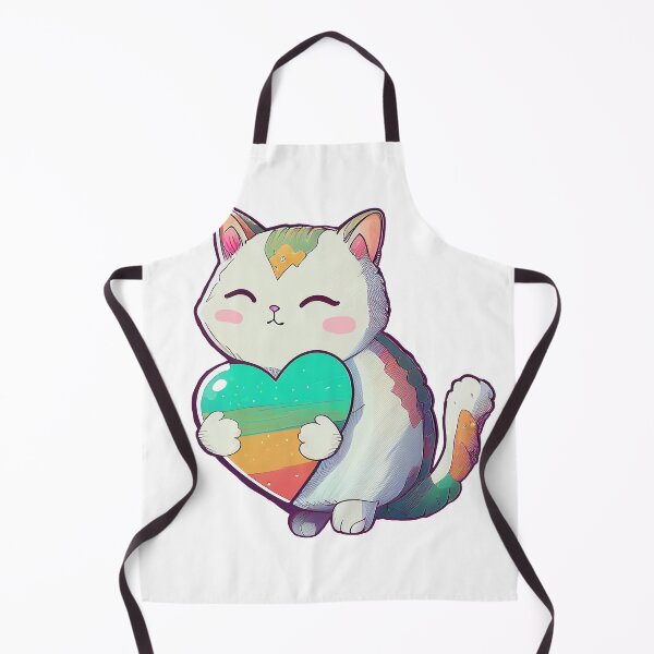 Item preview, A Cat with Heart - Gift For Valentine's day designed and sold by Melcu.