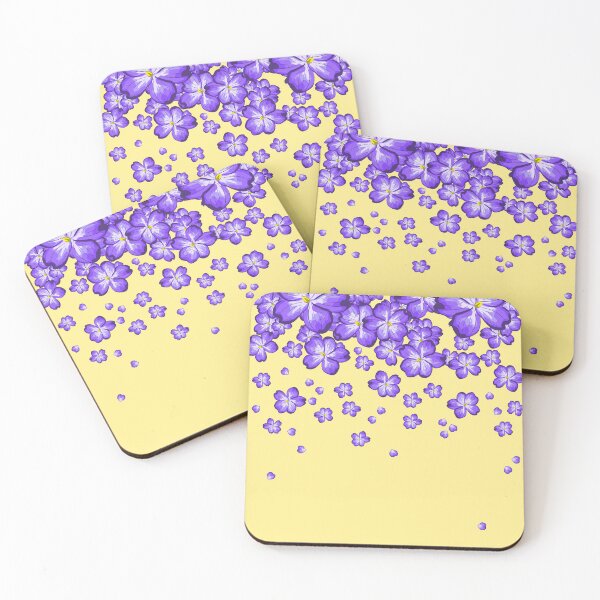 Item preview, Beautiful Violets lavender flowers falling down designed and sold by Fransyn.