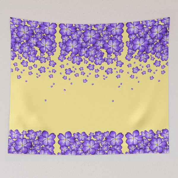 Item preview, Beautiful Violets lavender flowers falling down designed and sold by Fransyn.