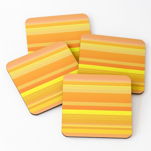 Item preview, Yellow gold orange color combination | Yellow orange line pattern designed and sold by lausn.