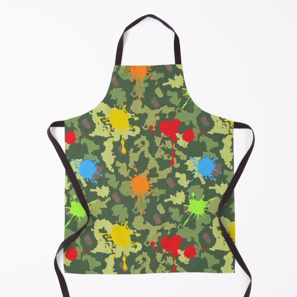 Item preview, Paintball Paint Splashes Camouflage Pattern designed and sold by HotHibiscus.
