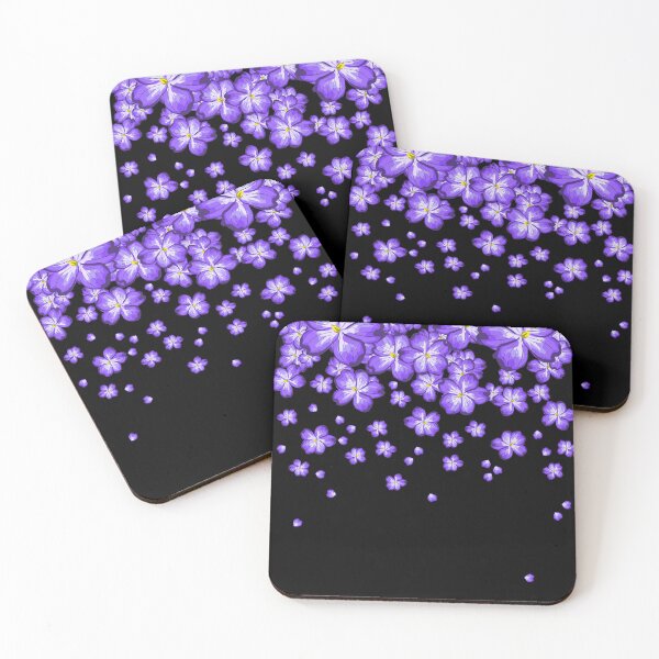 Item preview, Beautiful Violets lavender flowers falling down designed and sold by Fransyn.