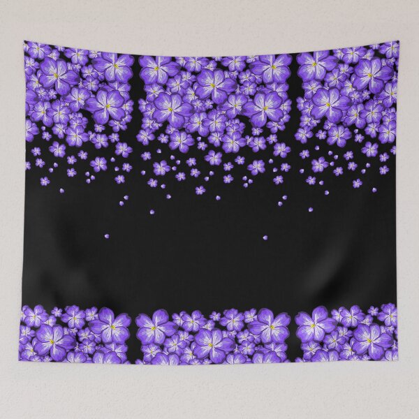 Item preview, Beautiful Violets lavender flowers falling down designed and sold by Fransyn.