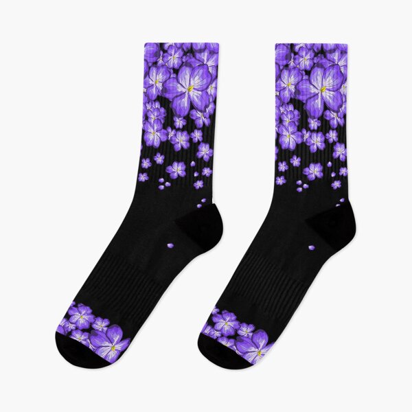 Item preview, Beautiful Violets lavender flowers falling down designed and sold by Fransyn.