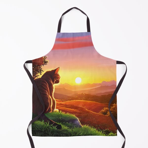 Item preview, Cat Watching Sunset Scene designed and sold by roleshop.