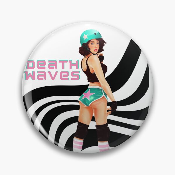 Item preview, Death Waves Rollerskater designed and sold by ShoutForJoy.