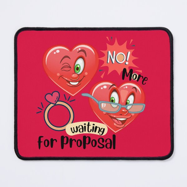 Item preview, Funny cartoon hearts - marriage proposal designed and sold by OMdesign10.
