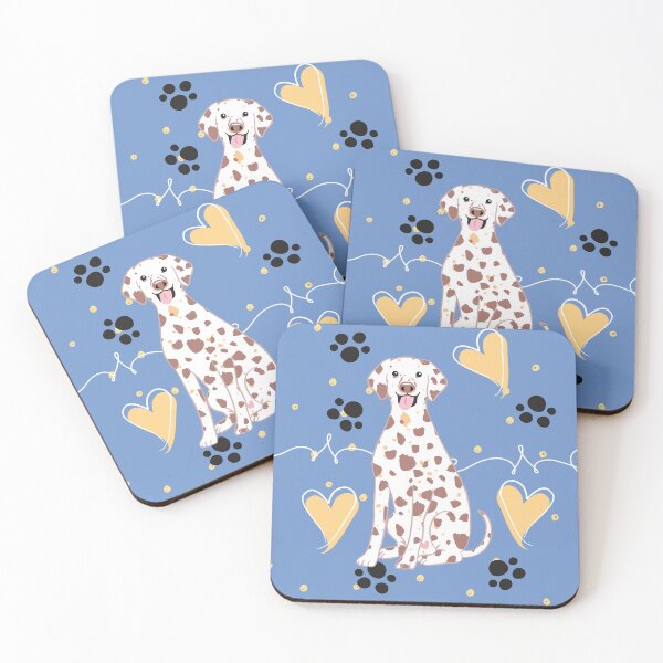 Item preview, LOVE Dalmatian - Liver Tricolor 1 designed and sold by Lulupainting.