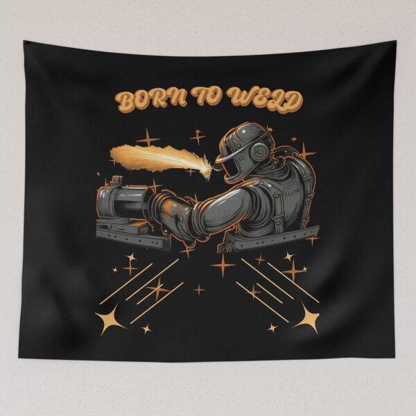 Item preview, Born to Weld Cartoon Welder || Cosmic Vibe || Gift designed and sold by Cr4ftyCreations.