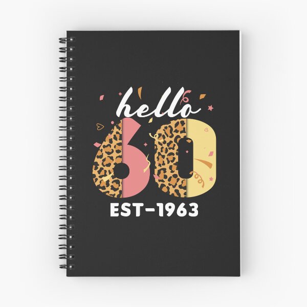 Item preview, Leopard Hello 60th Birthday Est 1963 Bday 60 Years Old designed and sold by besterlydic.