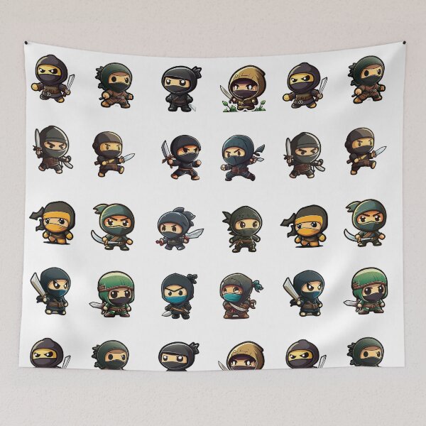 Item preview, Cute Ninjas Sticker Pack designed and sold by sassav8.