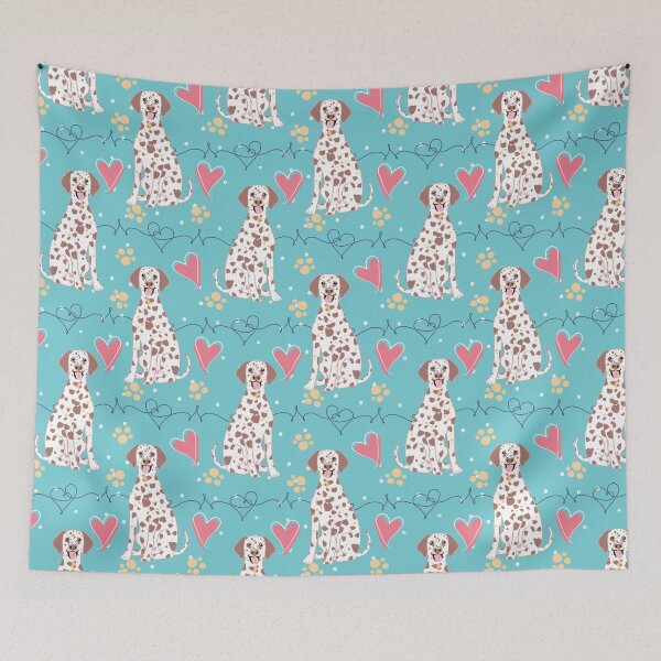 Item preview, LOVE Dalmatian - Liver Tricolor 2 designed and sold by Lulupainting.