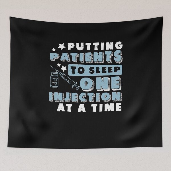 Item preview, Anesthesiologist One Injection A Time Funny Anesthesia designed and sold by StrongShirts.
