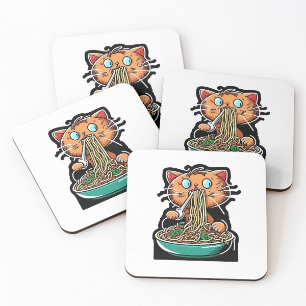 Item preview, Cat eating spaghetti meme designed and sold by ramith-concept.