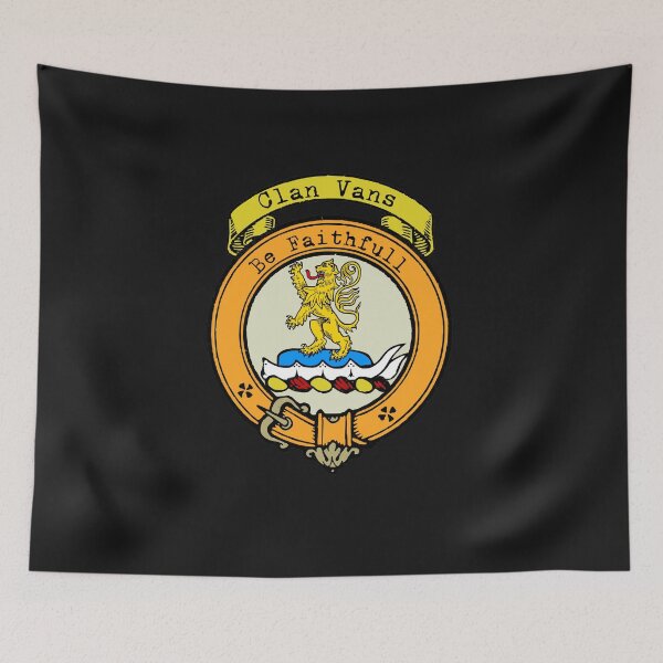 Item preview, Vans Clan Surname crest designed and sold by BagTown Clans.