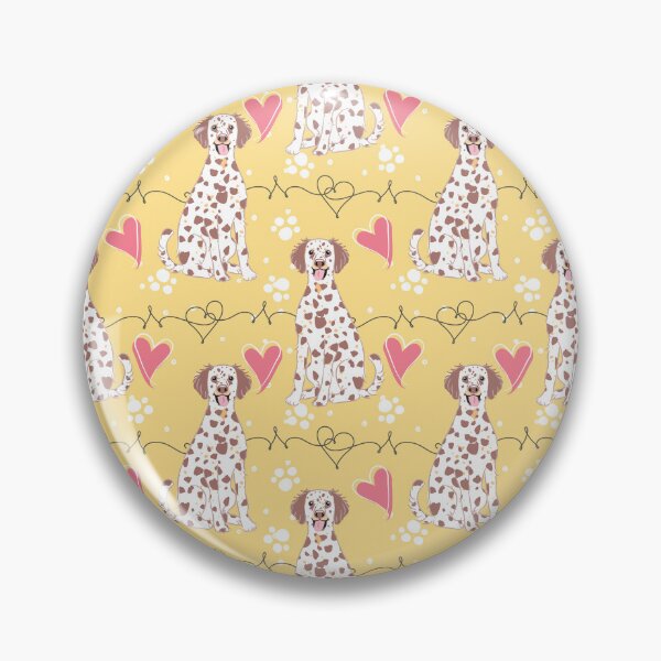 Item preview, LOVE Long Haired Dalmatian - Liver Tricolor 1 designed and sold by Lulupainting.
