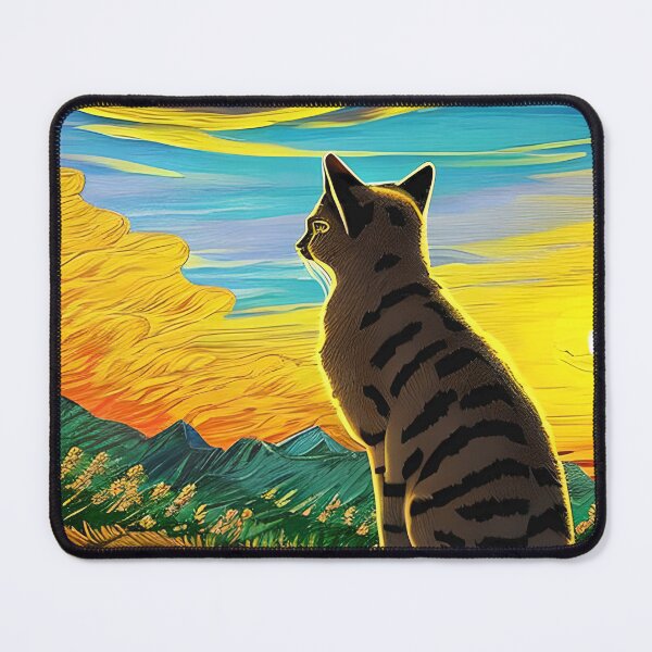Item preview,  Cat Watching Sunset Scene designed and sold by roleshop.