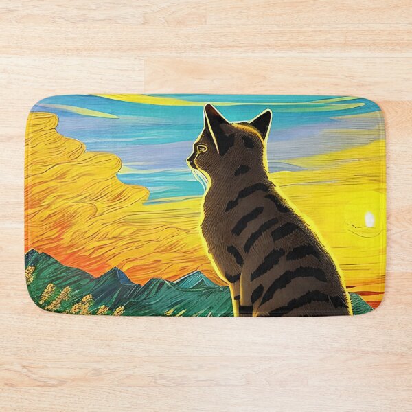 Item preview,  Cat Watching Sunset Scene designed and sold by roleshop.
