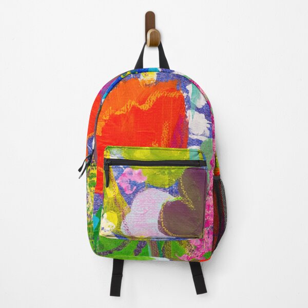 Item preview, Colorful joyful field of flowers designed and sold by PatBlancheArt.