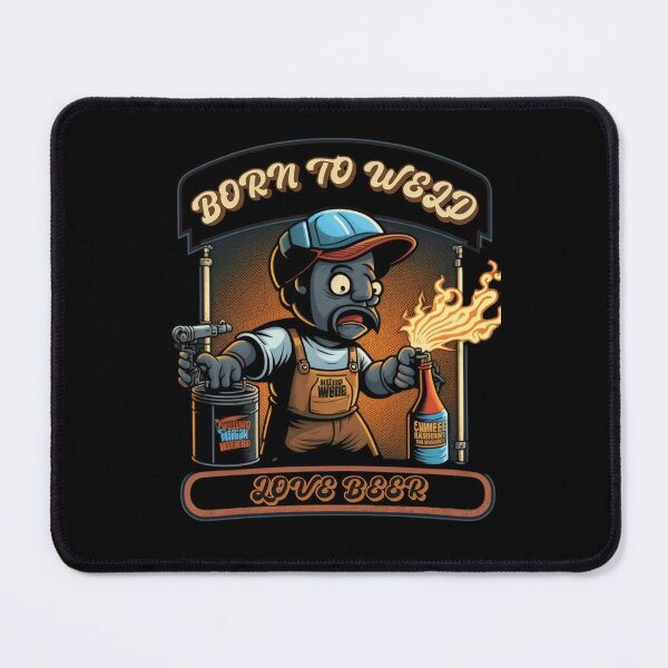 Item preview, Born To Weld || Love Beer || Welding Gift designed and sold by Cr4ftyCreations.