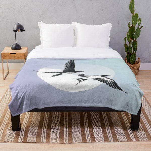 Swallows Return Throw Blanket