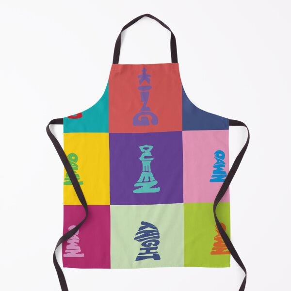 Item preview, typographic chess board (pop art version) designed and sold by iamvail.