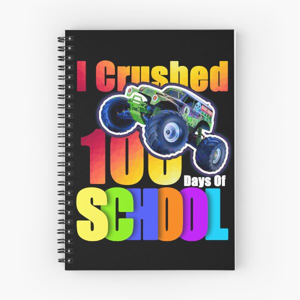 Item preview, Kids I Crushed 100 Days Of School Boys Monster Truck designed and sold by sprintmoon.
