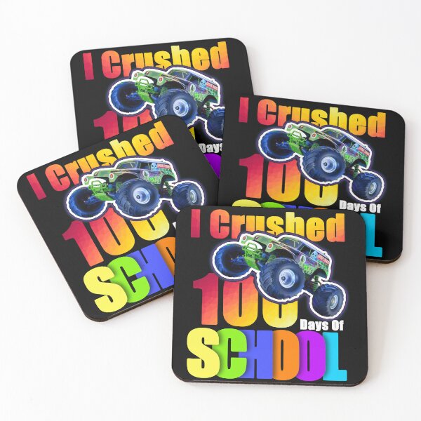 Item preview, Kids I Crushed 100 Days Of School Boys Monster Truck designed and sold by sprintmoon.
