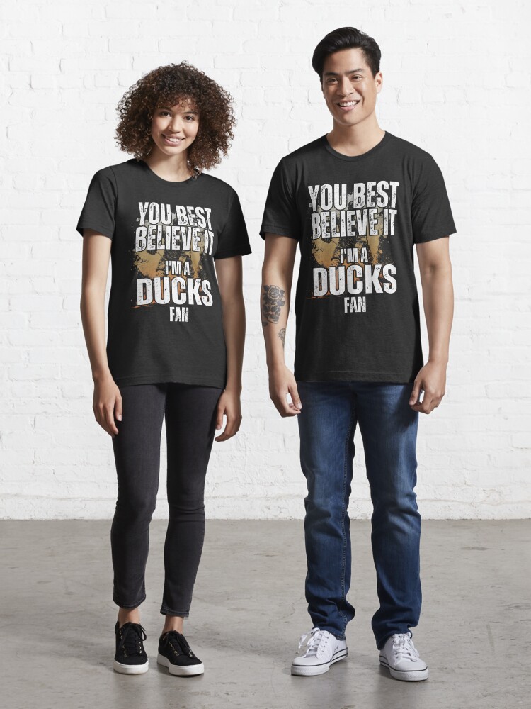 Fanatics NHL Women's Anaheim Ducks Team Black V-Neck T-Shirt, XL