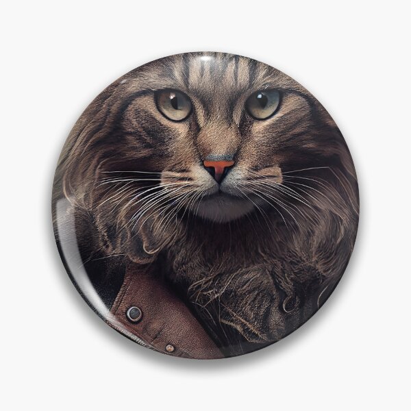 Item preview, LaPerm Cat Breed Portrait wears a leather jacket designed and sold by Nalaxation.
