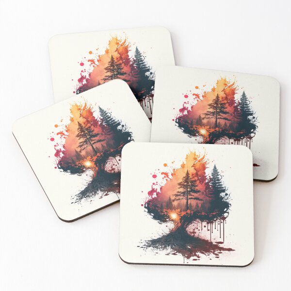 Item preview, Forest on fire designed and sold by Lyubas.