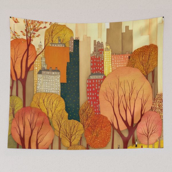 Artikelvorschau, New Yorker Herbst entworfen und verkauft von Loffartdesign.