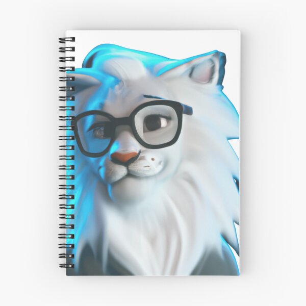 Item preview, Cute cat wearing glasses designed and sold by ByNiran.