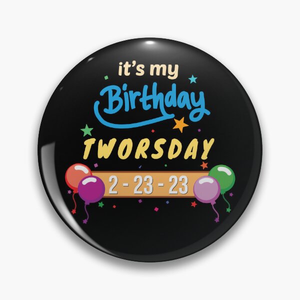 Item preview, It’s My Birthday Tworsday Thursday 2 23 23 retro  designed and sold by Luxury-Outfits.
