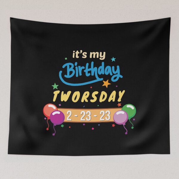 Item preview, It’s My Birthday Tworsday Thursday 2 23 23 retro  designed and sold by Luxury-Outfits.