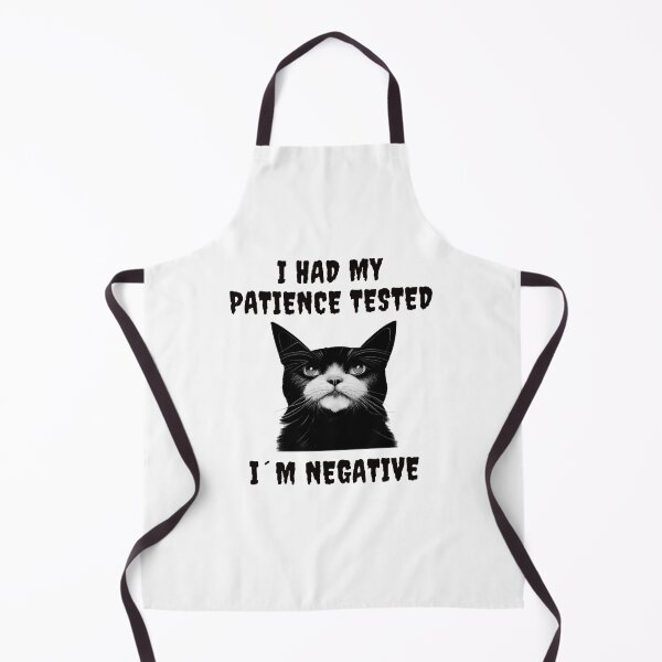 Item preview, I HAD MY PATIENCE TESTED I´M NEGATIV - funny sarcastic quote designed and sold by KatisDesign.