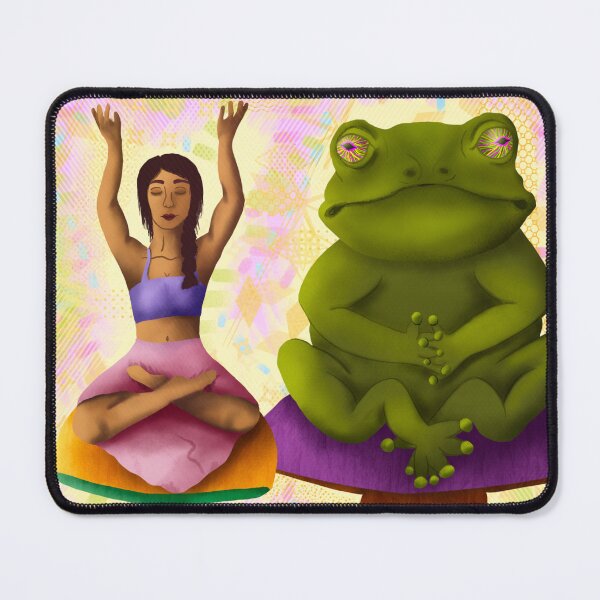 Item preview, Meditating with Bufo Alvarius designed and sold by IvonaXrArt.