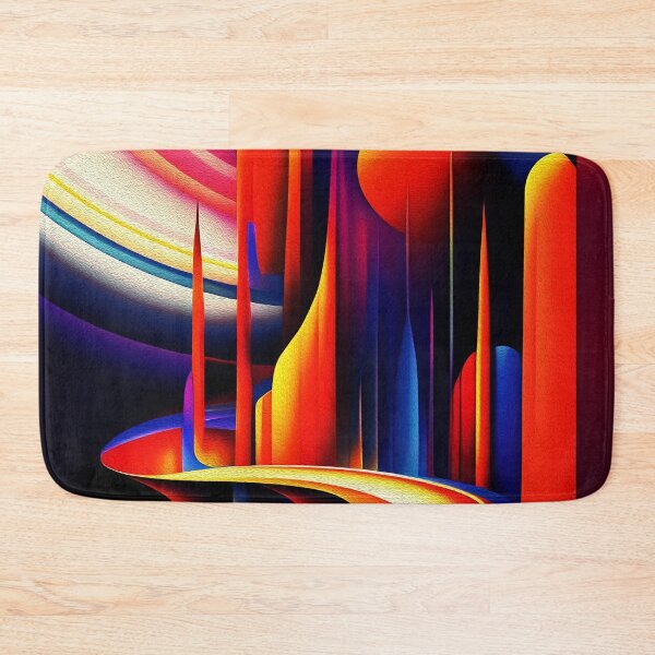 Item preview,  Vibrant and Colorful Abstract Oil Painting Art designed and sold by Trendy Valley .
