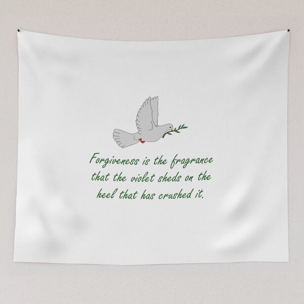 Item preview, Forgiveness Is The Fragrance - Forgiveness Quotes designed and sold by CrankyOldDude.