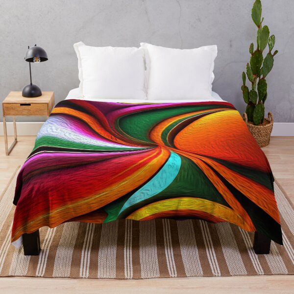 Item preview, Lively and Radiant Abstract Oil Painting with Vibrant Colors designed and sold by Trendy Valley .