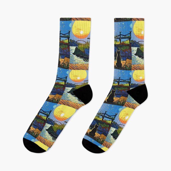 Item preview,  Cat Watching Sunset Scene designed and sold by roleshop.