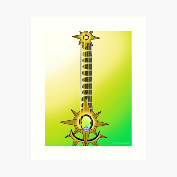 Keyblade Guitar 28 Aubade Art Print