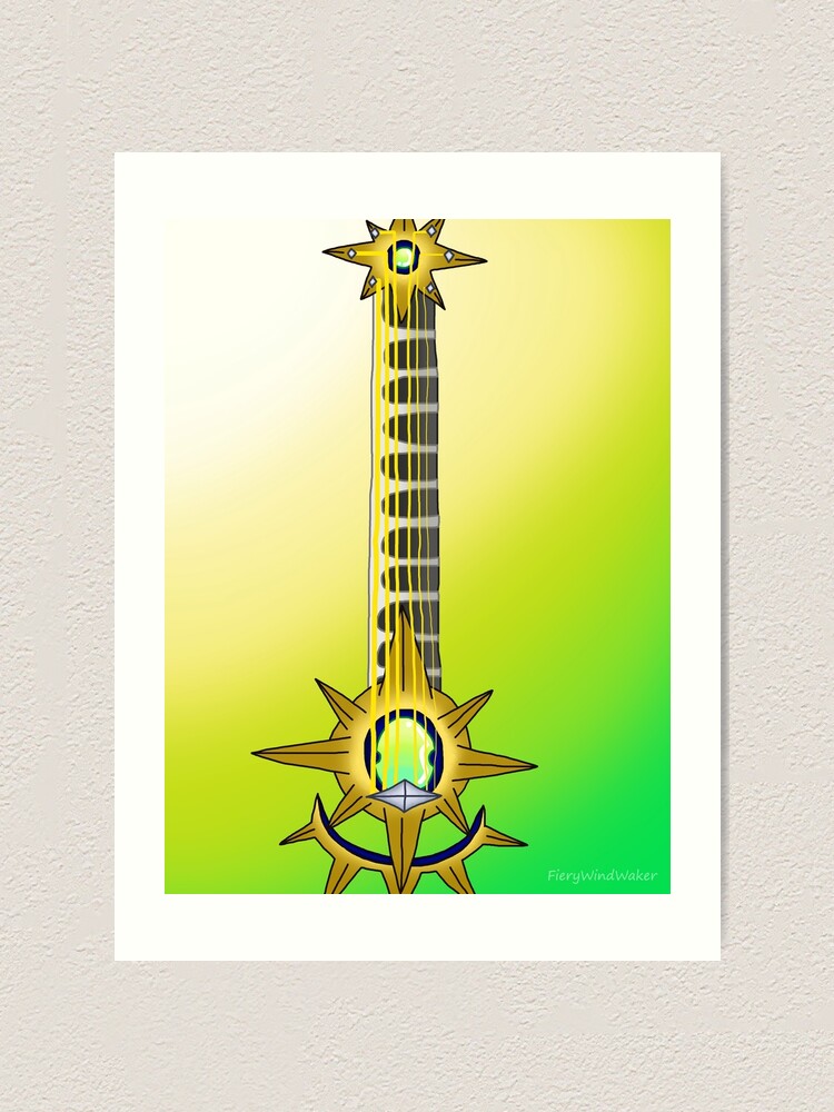 Keyblade Guitar 28 Aubade Art Print