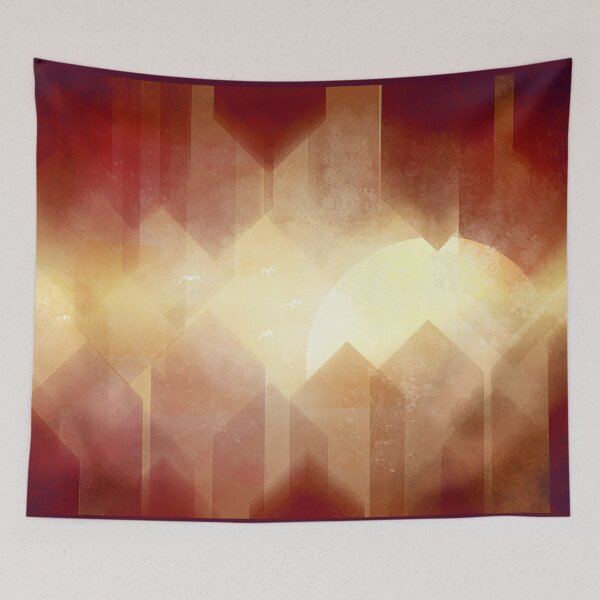 Item preview, Gear city minimalist steampunk urban illustration designed and sold by Thubakabra.