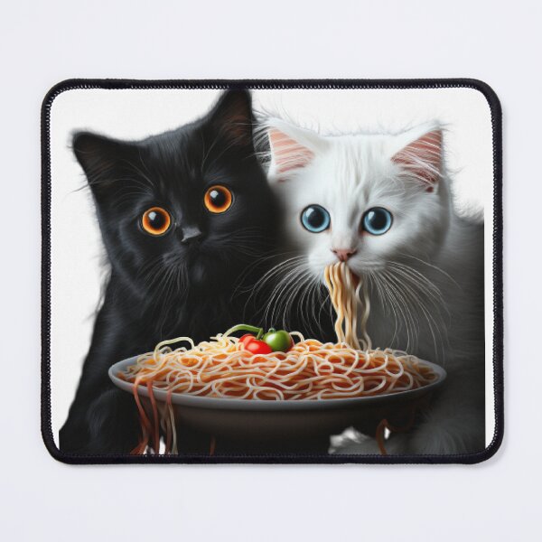 Item preview, Two Cats Eating Spaghetty  designed and sold by BISJOU.